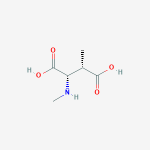 molecular formula C6H11NO4 B14279010 (3S)-N,3-Dimethyl-L-aspartic acid CAS No. 156996-42-8