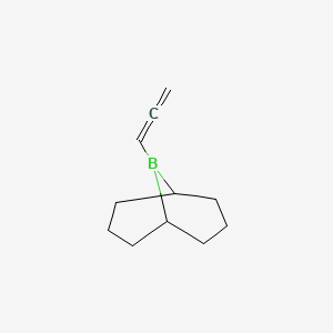 molecular formula C11H17B B14279012 9-Borabicyclo[3.3.1]nonane, 9-(1,2-propadienyl)- CAS No. 146432-19-1