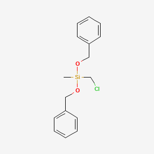 Bis(benzyloxy)(chloromethyl)methylsilane