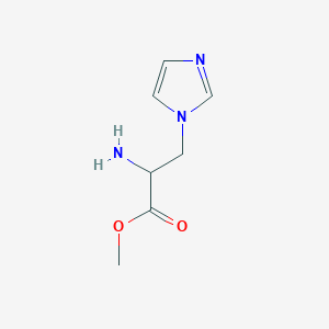 B1427909 Methyl 2-amino-3-imidazol-1-ylpropanoate CAS No. 1249688-19-4