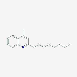 molecular formula C18H25N B14279108 4-Methyl-2-octylquinoline CAS No. 138480-50-9