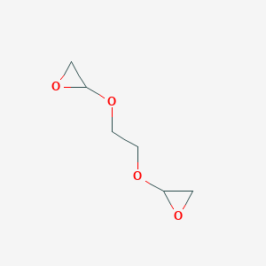 molecular formula C6H10O4 B14279148 2,2'-[Ethane-1,2-diylbis(oxy)]bis(oxirane) CAS No. 148586-15-6