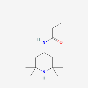 molecular formula C13H26N2O B14279169 N-(2,2,6,6-tetramethylpiperidin-4-yl)butanamide CAS No. 133011-13-9