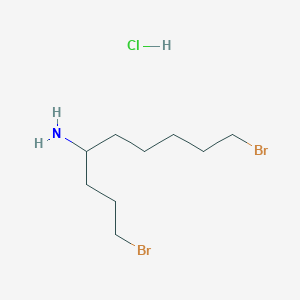 1,9-Dibromononan-4-amine;hydrochloride