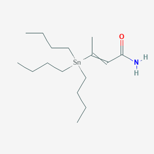 molecular formula C16H33NOSn B14279197 3-(Tributylstannyl)but-2-enamide CAS No. 135440-24-3