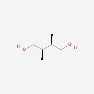 molecular formula C6H14O2 B14279203 (2R,3R)-2,3-Dimethyl-1,4-butanediol CAS No. 127253-15-0