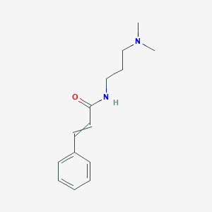 molecular formula C14H20N2O B14279218 2-Propenamide, N-[3-(dimethylamino)propyl]-3-phenyl- CAS No. 121040-39-9