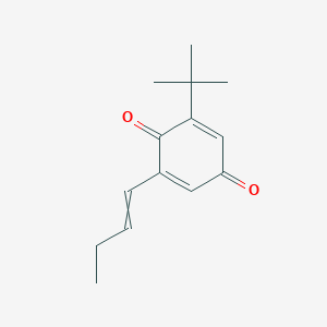 2-(But-1-en-1-yl)-6-tert-butylcyclohexa-2,5-diene-1,4-dione