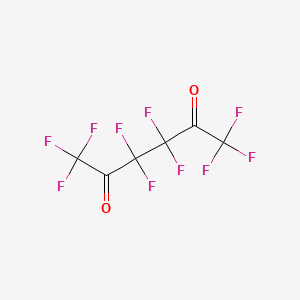 molecular formula C6F10O2 B14279239 Decafluorohexane-2,5-dione CAS No. 140173-05-3