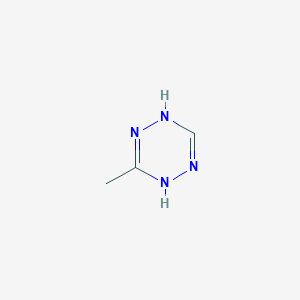 molecular formula C3H6N4 B14279299 3-Methyl-1,4-dihydro-1,2,4,5-tetrazine CAS No. 137688-30-3