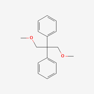 molecular formula C17H20O2 B14279306 1,1'-(1,3-Dimethoxypropane-2,2-diyl)dibenzene CAS No. 129228-08-6