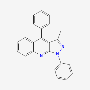 3-Methyl-1,4-diphenyl-1h-pyrazolo[3,4-b]quinoline