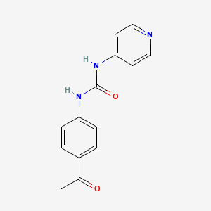 molecular formula C14H13N3O2 B14279394 1-(4-Acetylphenyl)-3-pyridin-4-ylurea CAS No. 124420-91-3