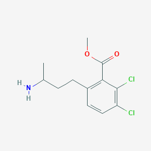 Methyl 6-(3-aminobutyl)-2,3-dichlorobenzoate