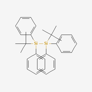 molecular formula C32H38Si2 B14279479 1,2-Di-tert-butyl-1,1,2,2-tetraphenyldisilane CAS No. 122131-73-1