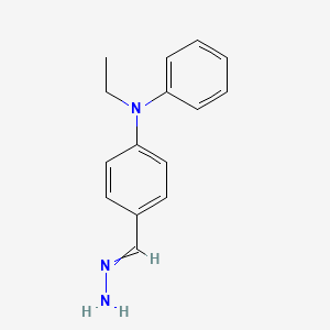 N-Ethyl-4-(hydrazinylidenemethyl)-N-phenylaniline