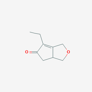 1H-Cyclopenta[c]furan-5(3H)-one, 6-ethyl-3a,4-dihydro-