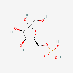 B14279502 L-tagatofuranose 6-phosphate CAS No. 136598-66-8