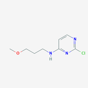 molecular formula C8H12ClN3O B1427952 2-氯-N-(3-甲氧基丙基)嘧啶-4-胺 CAS No. 611172-92-0