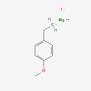 molecular formula C9H11IMgO B14279545 magnesium;1-ethyl-4-methoxybenzene;iodide CAS No. 125446-62-0