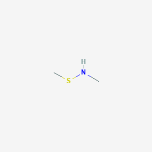 molecular formula C2H7NS B14279570 methanesulfenamide, N-methyl- CAS No. 130412-04-3