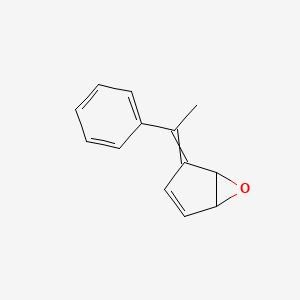 molecular formula C13H12O B14279573 4-(1-Phenylethylidene)-6-oxabicyclo[3.1.0]hex-2-ene CAS No. 138711-37-2