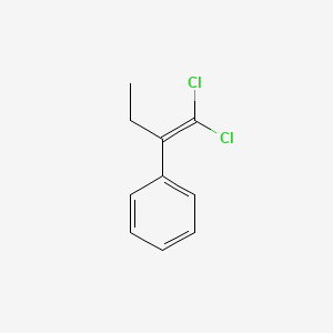 molecular formula C10H10Cl2 B14279574 (1,1-Dichlorobut-1-en-2-yl)benzene CAS No. 121700-16-1