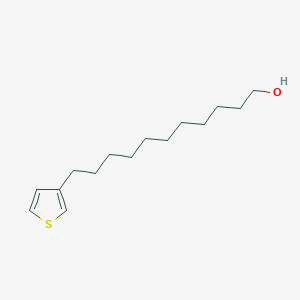 molecular formula C15H26OS B14279595 11-(Thiophen-3-yl)undecan-1-ol CAS No. 162152-28-5