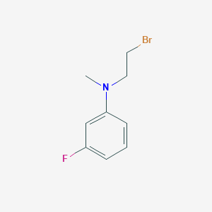 B1427961 N-(2-Bromoethyl)-3-fluoro-N-methylaniline CAS No. 1249593-87-0