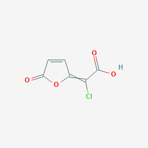 Chloro(5-oxofuran-2(5H)-ylidene)acetic acid