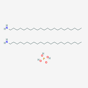 molecular formula C44H97N2O4P B14279620 Docosan-1-amine;phosphoric acid CAS No. 138845-12-2