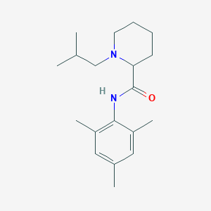 2-Piperidinecarboxamide, 1-(2-methylpropyl)-N-(2,4,6-trimethylphenyl)-