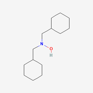 Cyclohexanemethanamine, N-(cyclohexylmethyl)-N-hydroxy-