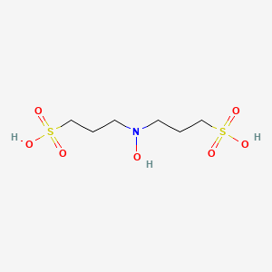 molecular formula C6H15NO7S2 B14279669 3,3'-(Hydroxyazanediyl)di(propane-1-sulfonic acid) CAS No. 139723-37-8