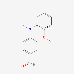 molecular formula C15H15NO2 B1427968 4-((2-甲氧基苯基)(甲基)氨基)苯甲醛 CAS No. 41568-09-6