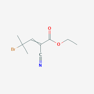 Ethyl 4-bromo-2-cyano-4-methylpent-2-enoate