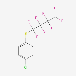 1-Chloro-4-[(1,1,2,2,3,3,4,4-octafluorobutyl)sulfanyl]benzene