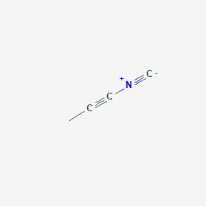 molecular formula C4H3N B14279724 1-Isocyanoprop-1-yne CAS No. 162372-78-3