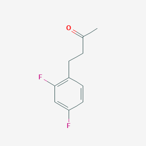 molecular formula C10H10F2O B1427973 4-(2,4-二氟苯基)丁酮 CAS No. 1247990-59-5