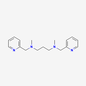 molecular formula C17H24N4 B14279730 N~1~,N~3~-Dimethyl-N~1~,N~3~-bis[(pyridin-2-yl)methyl]propane-1,3-diamine CAS No. 132625-05-9