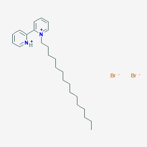 1-Pentadecyl-2,2'-bipyridin-1-ium dibromide