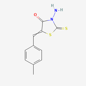 4-Thiazolidinone, 3-amino-5-[(4-methylphenyl)methylene]-2-thioxo-