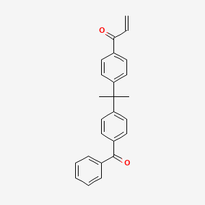 1-{4-[2-(4-Benzoylphenyl)propan-2-yl]phenyl}prop-2-en-1-one