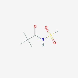 N-(Methanesulfonyl)-2,2-dimethylpropanamide