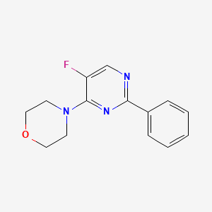 4-(5-Fluoro-2-phenylpyrimidin-4-yl)morpholine