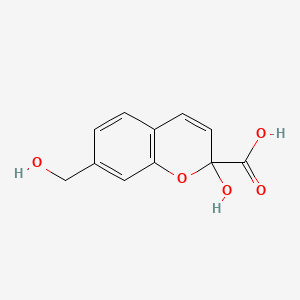 2-Hydroxy-7-hydroxymethylchromene-2-carboxylate