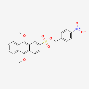 (4-Nitrophenyl)methyl 9,10-dimethoxyanthracene-2-sulfonate