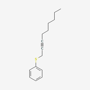 molecular formula C15H20S B14279917 Non-2-ynylsulfanyl-benzene CAS No. 133188-94-0