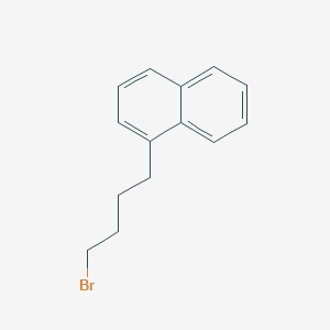 molecular formula C14H15Br B14279950 1-(4-Bromobutyl)naphthalene CAS No. 128113-40-6