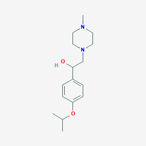 B1427996 2-(4-Methylpiperazin-1-yl)-1-[4-(propan-2-yloxy)phenyl]ethan-1-ol CAS No. 1267705-78-1
